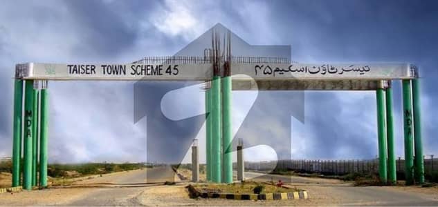 80 Sq. Yd. Sector 80/4 Taiser Town Phase-1, Khi.